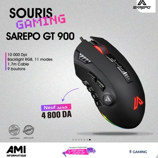 SOURIS GAMING SAREPO GT 900