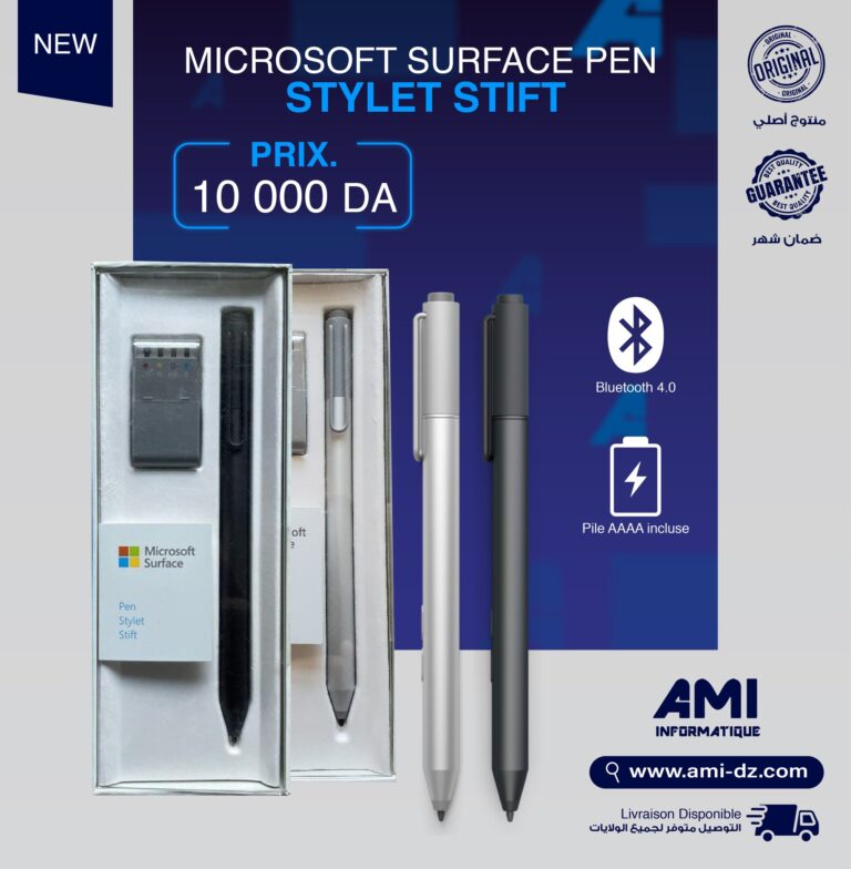 microsoft surface pen stylet stift (Noir et Gris)