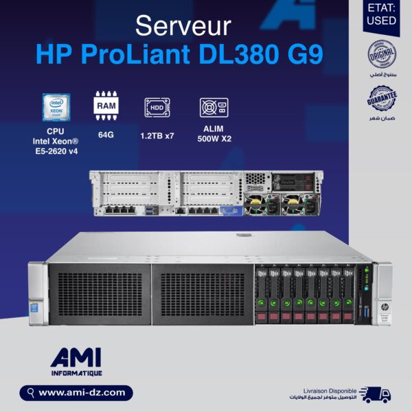 SERVEUR HP ProLiant DL380 G9