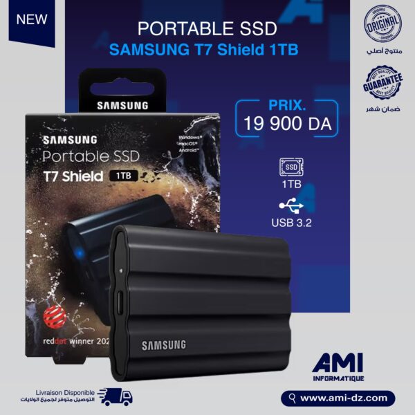 Samsung portable ssd t7 shield 1TB