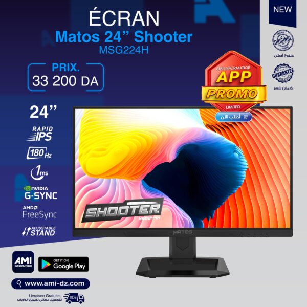 ECRAN Matos SHOOTER MSG244H 24″