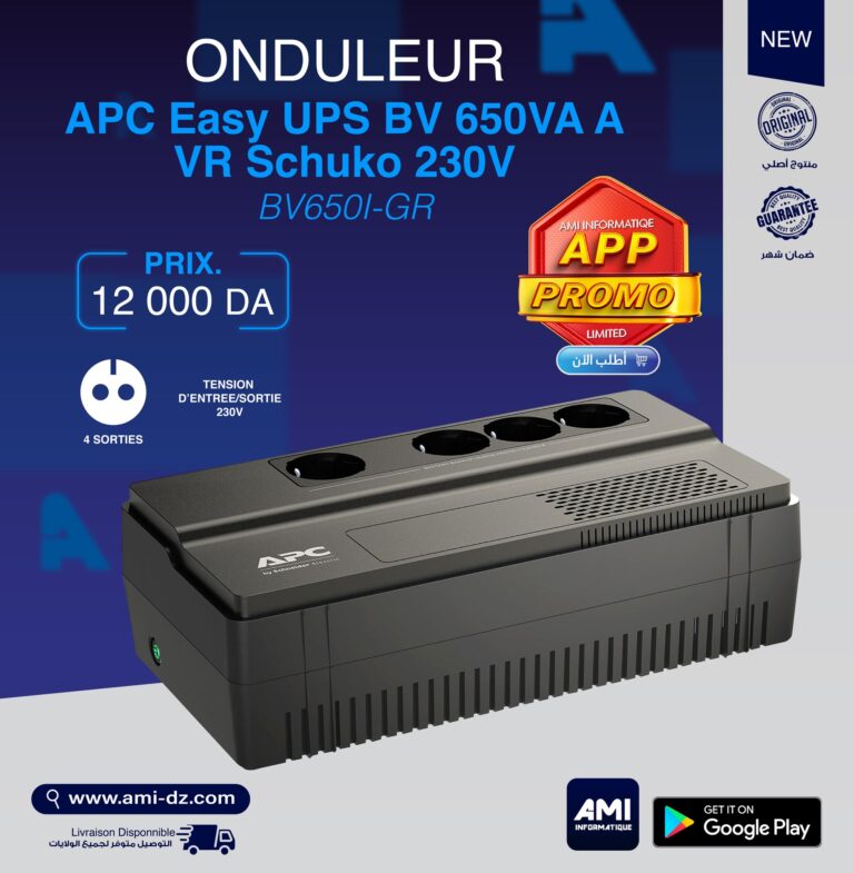 Onduleur APC BV650I-GR Easy UPS BV 650VA AVR Schuko 230V