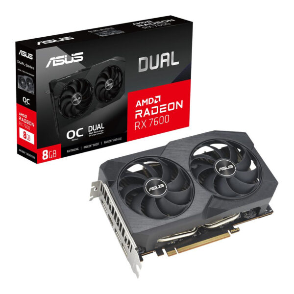 ASUS DUAL RADEON RX 7600  8G