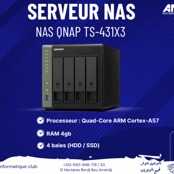 SERVEUR NAS QNAP TS-431X3
