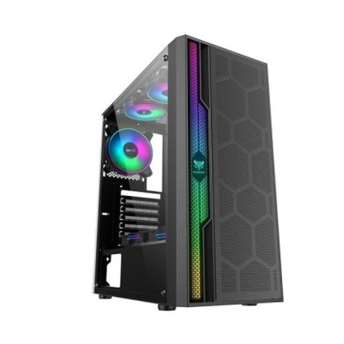 CASE HYBROK VOLCANO 4FANS ARGB BLACK