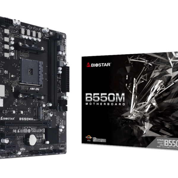 AMD SOCKET AM4 B550 BIOSTAR B550MT MICRO ATX