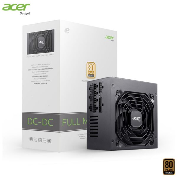 PSU ACER AC550 80+ BRONZE FULL MODULAR BLACK