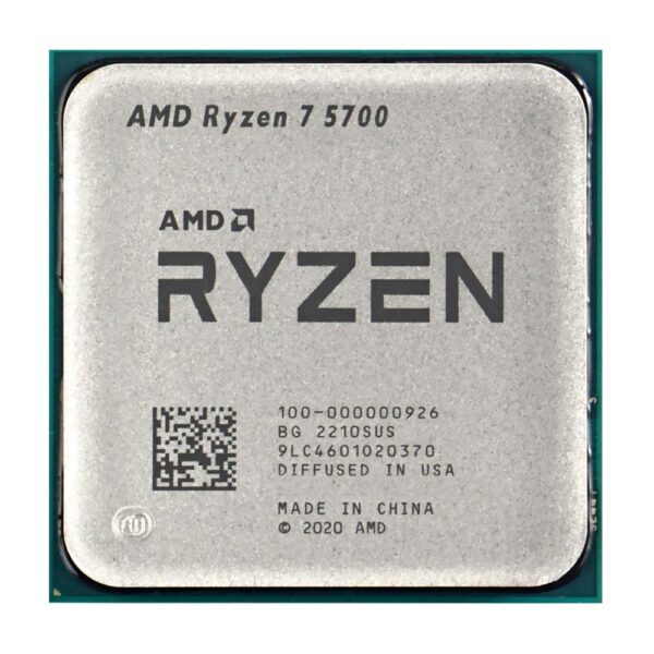 RYZEN 7 5700 8 COEURS 16 THREADS 3.7 GHZ/4.6 GHZ 20MO CACHE 65W TRAY(avec config)