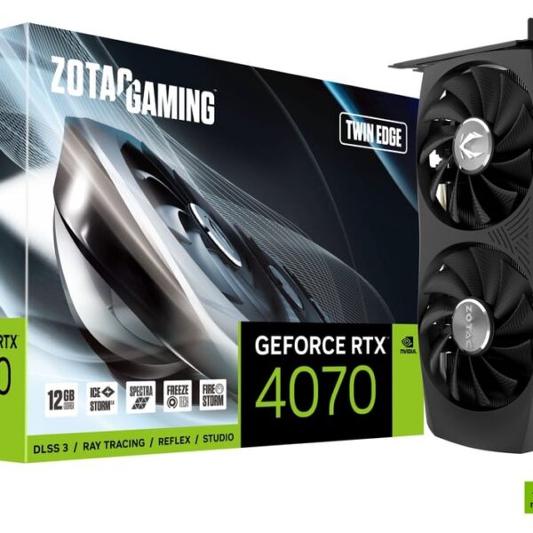 ZOTAC GeForce RTX 4070 TWIN EDGE 12GB GDDR6X
