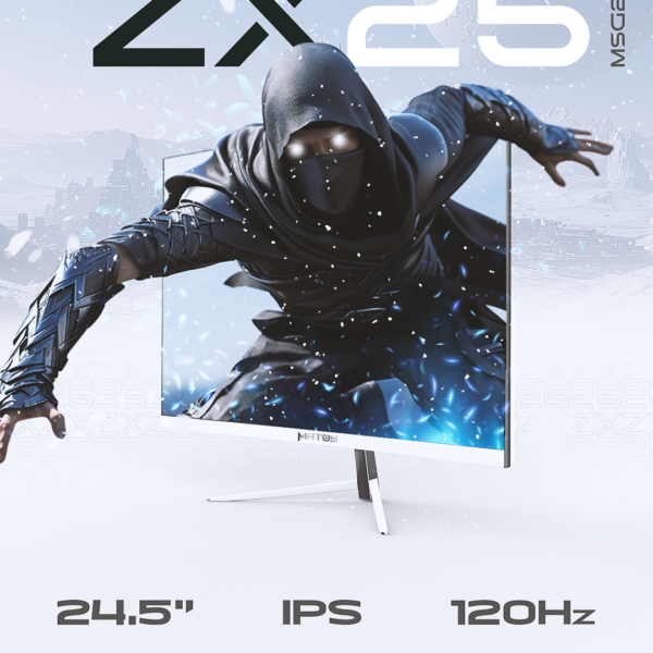 ECRAN Matos ZX25 (White Edition) 120Hz /24.5 inch/ ips / compatible avec les console