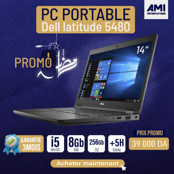 PC Portable Dell Latitude 5480