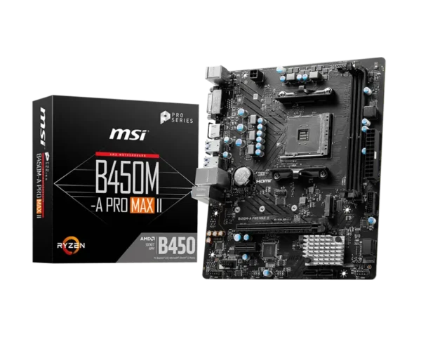 MSI B450M-A PRO MAX II DDR4-AVEC CONFIG