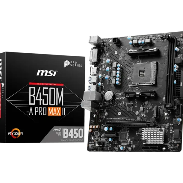 CARTE MERE MSI B450M-A PRO MAX II DDR4-AVEC CONFIG-