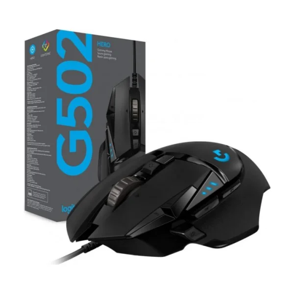 Logitech G502 Hero High Performance 12000 DPI Gaming Mouse