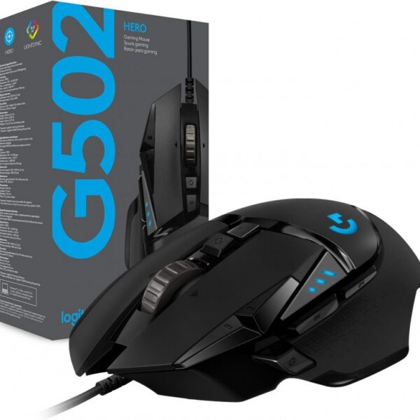 Logitech G502 HERO High Performance 12000dpi Gaming Mouse