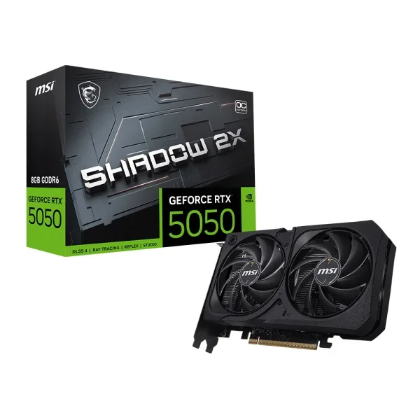 RTX 5050 8Go GDDR6 MSI Shadow Black