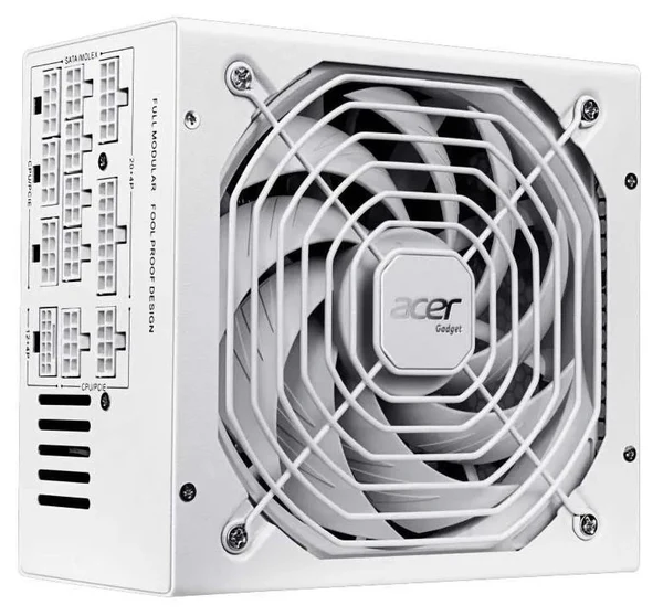 ALIMENTATION ACER 750W 80+BRONZE FULL MODULAIR WHITE