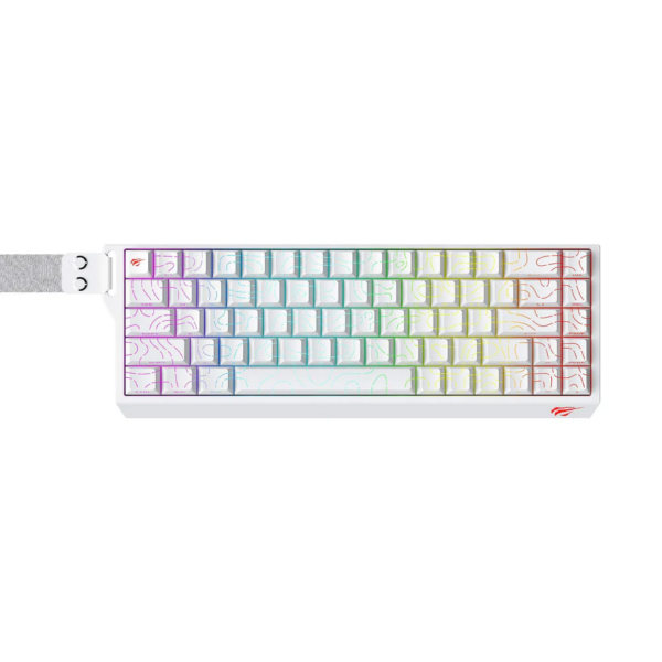 HAVIT KB922L Mechanical Gaming Keyboard – RGB Backlit, Red Switches, 68 Keys (0 avis) Laisser un avis