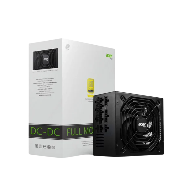 ALIMENTATION ACER 1000W 80PLUS GOLD FULL MODULAIR AC1000 BLACK
