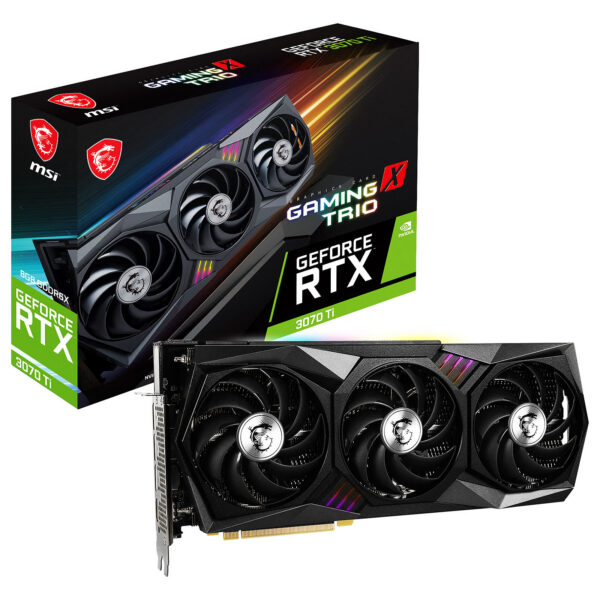 NVIDIA RTX 3070 8GB MSI GAMING X TRIO BOX USED LIKE NEW