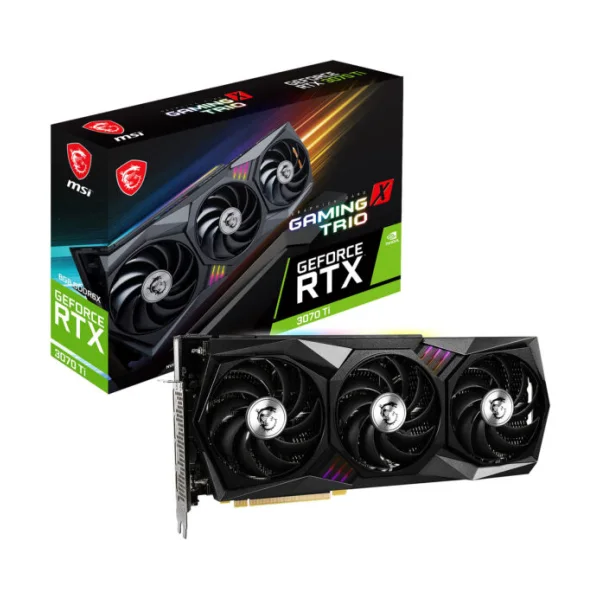 NVIDIA RTX 3070 8GB MSI Gaming X Trio Box – Occasion comme neuf