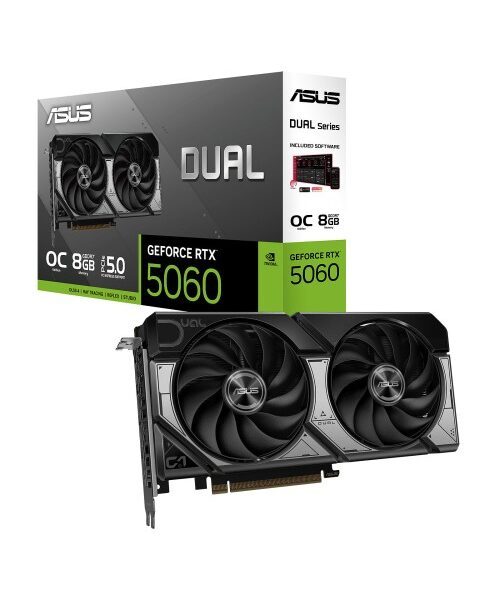 ASUS Dual GeForce RTX 5060 OC Edition 8GB Graphics card-AVEC CONFIG-