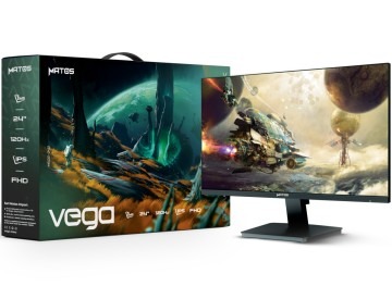 MATOS VEGA – GAMING MONITEUR 24″ – 120HZ – DALL FAST IPS – 1MS – FREESYNC / G-SYNC – PC & CONSOL – BLACK