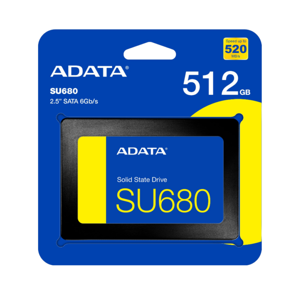 DISQUE DURE SSD SATA 512 GB ADATA SU680 6GO/S