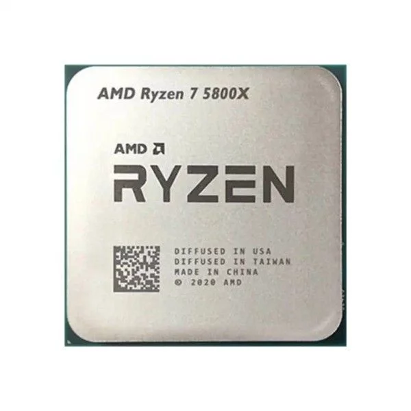 AMD Ryzen 7 5800X (3.8 GHz / 4.7 GHz) Processeur 8-Core 16-Threads socket AM4 GameCache 36 Mo 7 nm TDP 105W - AVEC CONFIG