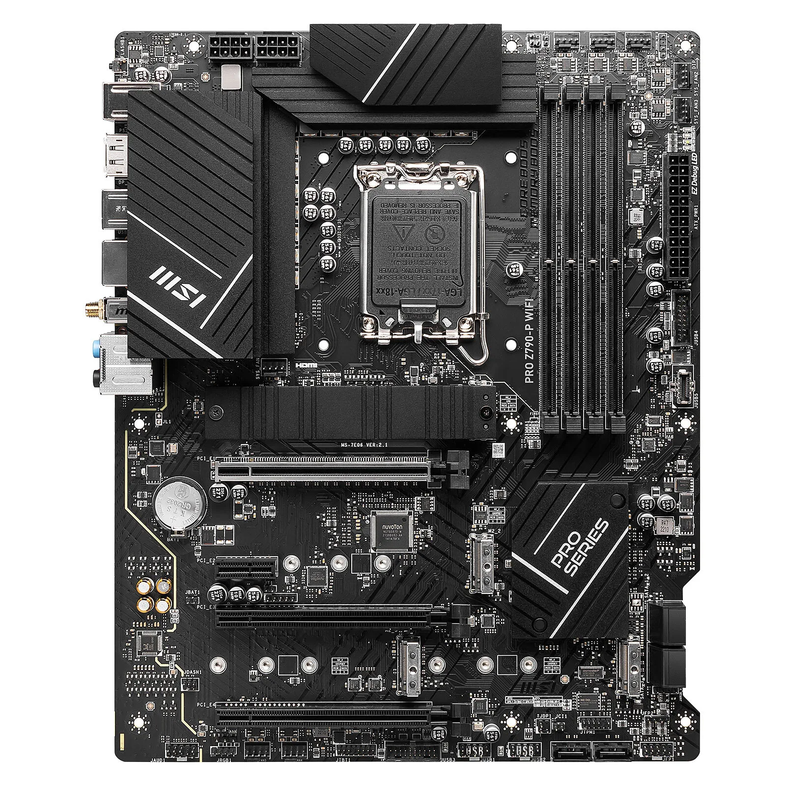 MSI Pro Z790-P Wi-Fi Intel DDR5 – carte mère (avec config) – Image 2