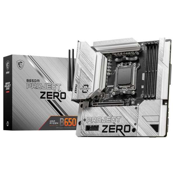 CARTE MERE MSI B650M PROJECT ZERO AM5 AVEC CONFIG
