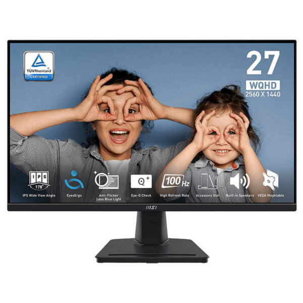 MSI 27″ PRO MP275Q QHD IPS 100HZ /1MS 100% SRGB TVD 2K