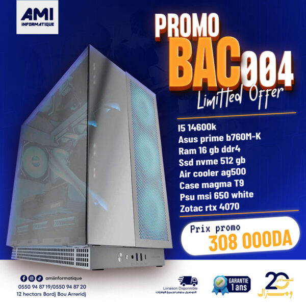 CONFIG AMI | PROMO BAC 004