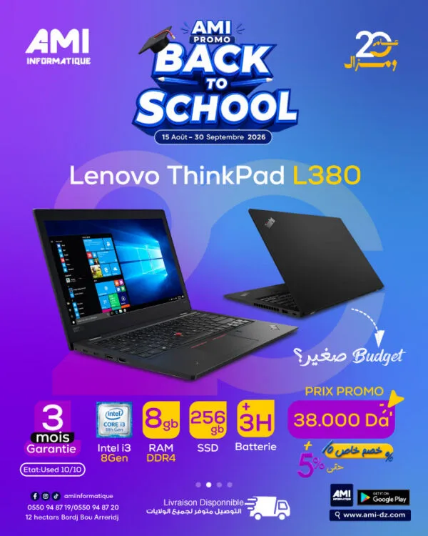 PC portable Lenovo ThinkPad L380