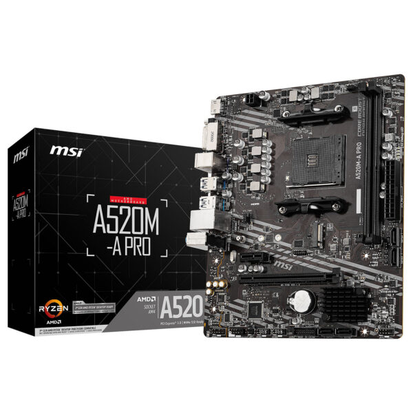 Carte mere Msi A520M-A PRO DDR4 AVEC CONFIG