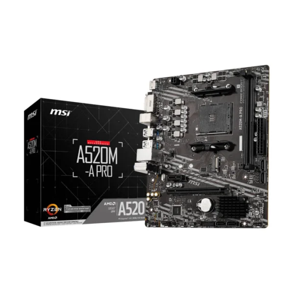 MSI A520M-A Pro DDR4 – carte mère (avec config)