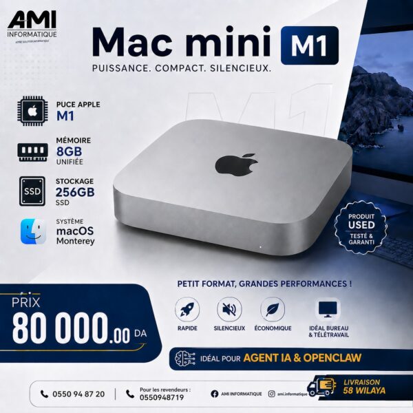 PC MAC MINI M1 2020 OCCASION PRIX ALGERIE