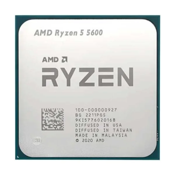 AMD Ryzen 5 5600 processeur 6-COEURS / 12-THREADS 3.5 Ghz / 4.4 Ghz – tray Version