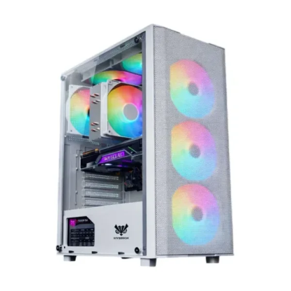 Boitier Hybrok RS6 mini 4XFANS ARGB Inclus Mid Tower White
