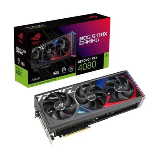 ASUS Rog Strix GeForce RTX 4080 OC Edition gaming Graphics Card (pcie 4.0, 16GB GDDR6X, HDMI 2.1A, Displayport 1.4A)
