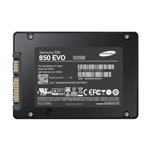 Disque dur SSD 850 EVO SATA III 2.5 Inch 500 GB