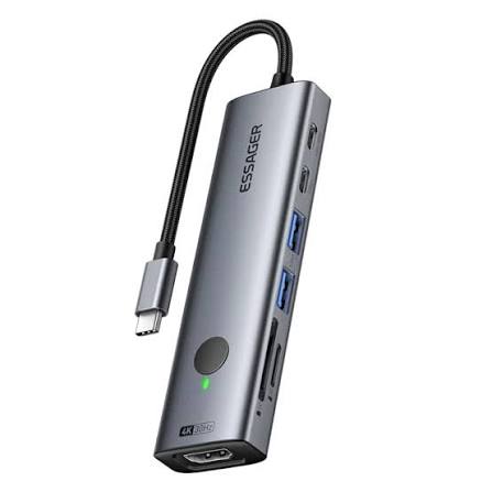 ESSAGER USB-C DOCKING STATION 7 IN 1