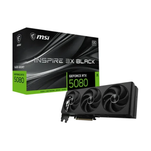 MSI GeForce RTX 5080 16G Inspire 3X OC Black