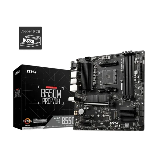 Carte mère MSI B550M PRO-VDH AM4 DDR4 Micro-ATX